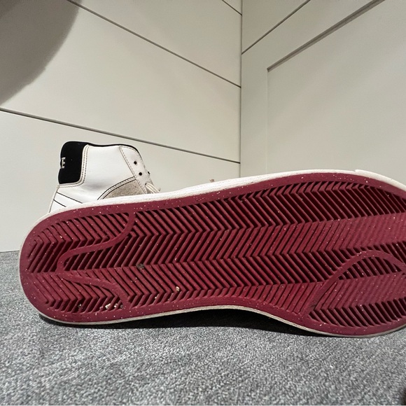 Nike Blazer Mid 77’ Rush Maroon & Summit White Big Kids' Shoe Size 4.0 - Picture 3 of 6